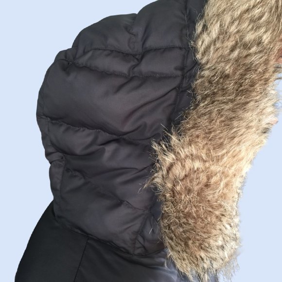 Eddie Bauer 75% Premium Goose Down Puffer w/Hood - Picture 2 of 5